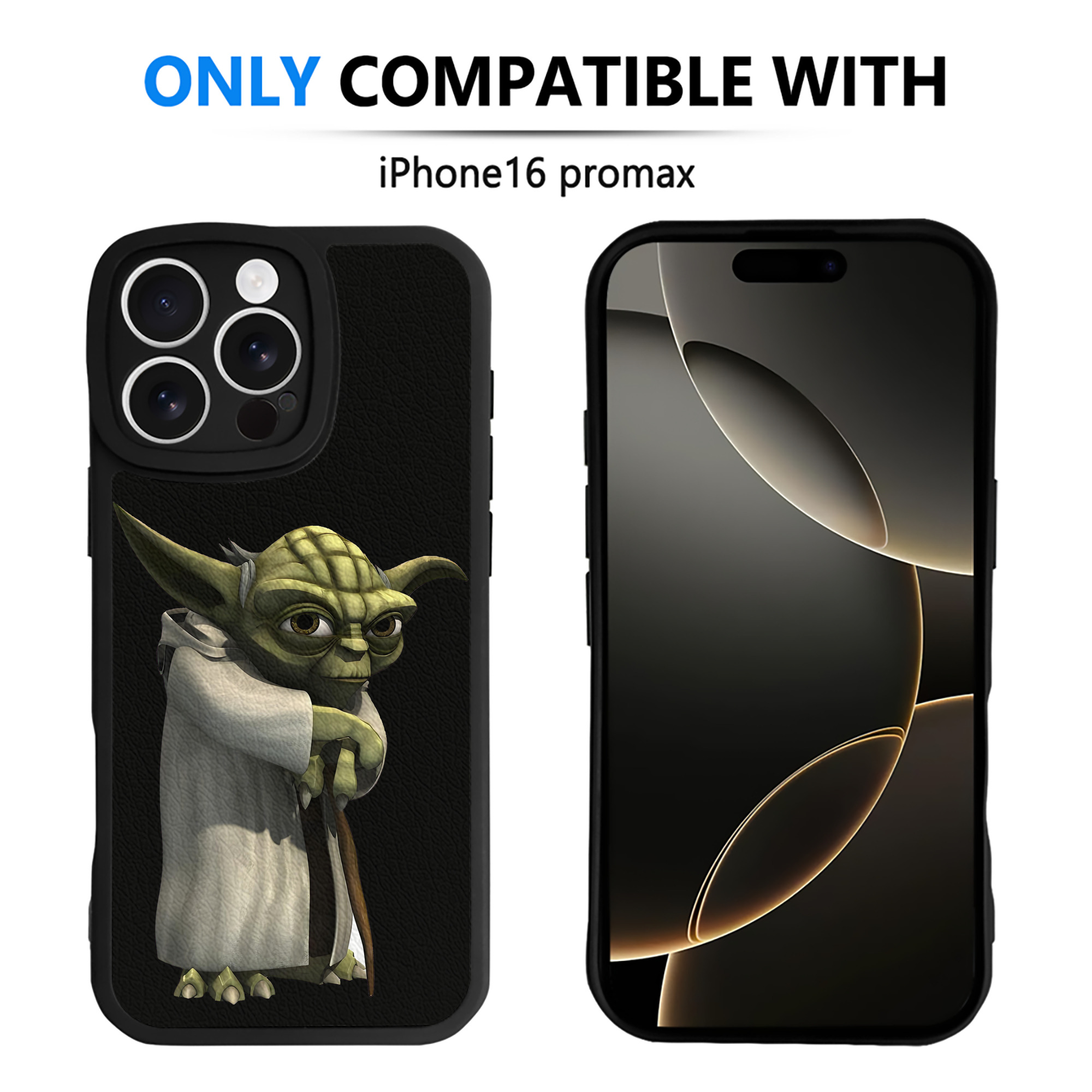 （画像用） スター・ウォーズ Star Wars 【iPhone 16シリーズ対応】シリコンスマホケース（レザー調） 材質：シリコン